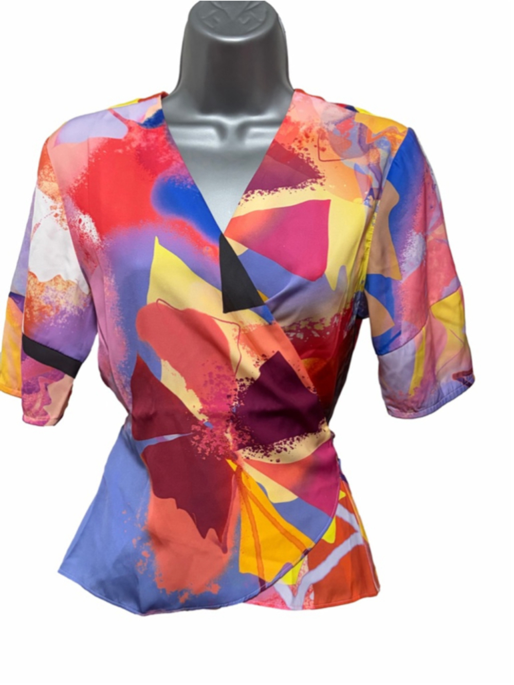 NWT Lysse Juno Front Tie Wrap Top in XS